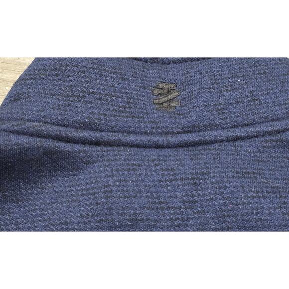 Izod Vest Navy Blue Multi Front Pockets Full Zip Sleeveless Collard Vest Men's - Picture 3 of 8